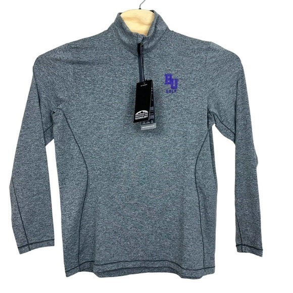Sun Mountain Steel Heather Women's Large Second Layer Pullover Quarter Zip NWT - Picture 2 of 8